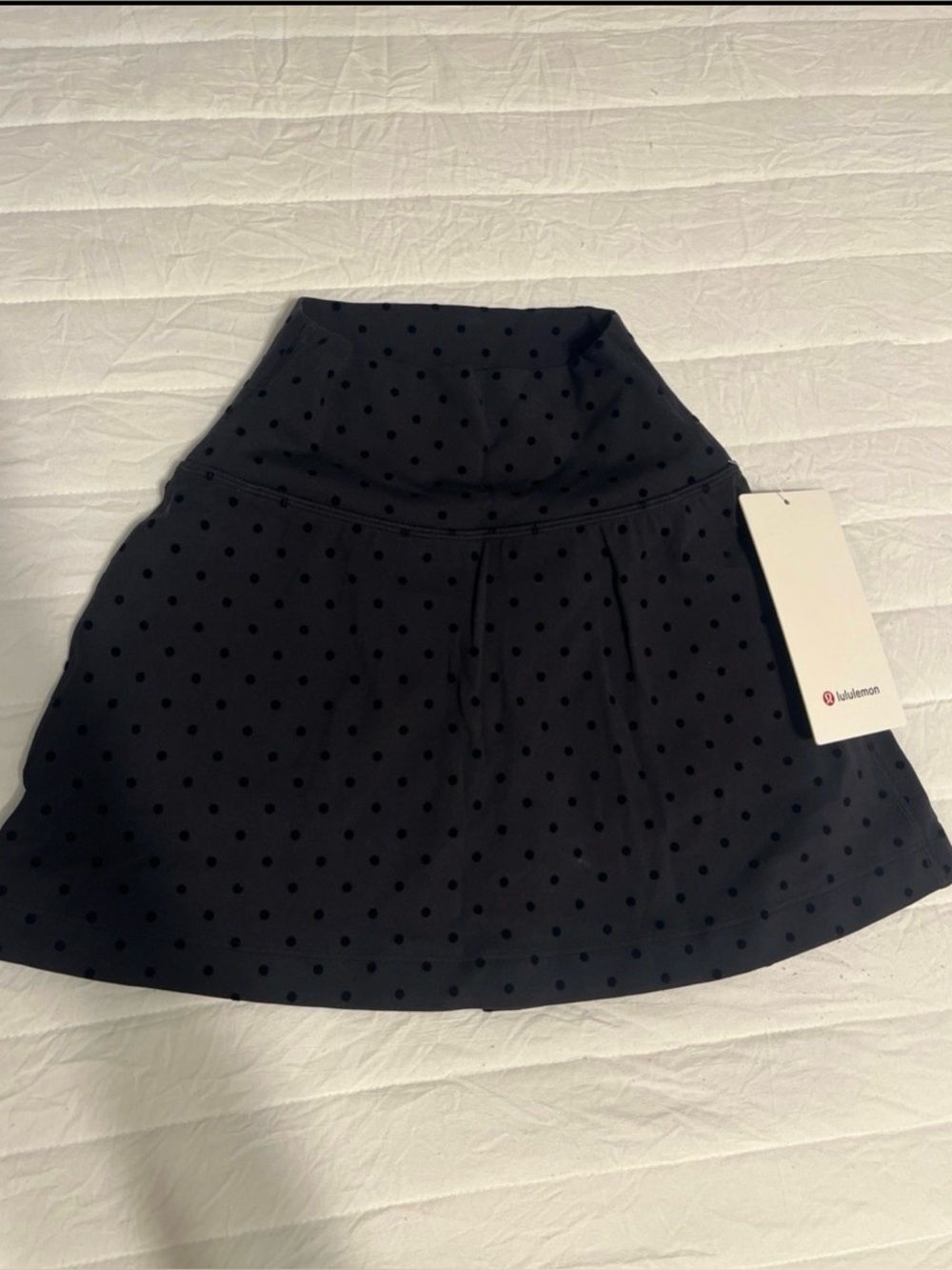 lululemon athletica Black Polka Dot Skater Skirt